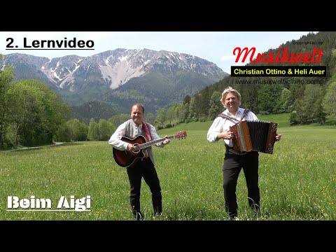 Beim Aigi - 2. Lernvideo in B/Es/As/Des - Musikwelt - Christian Ottino & Heli Auer (c) 2024