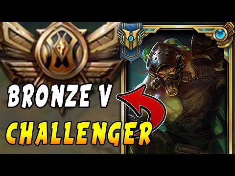 CHALLENGER Tryndamere Main Goes Into BRONZE 5! Smurfing in Bronze V - League of Legends