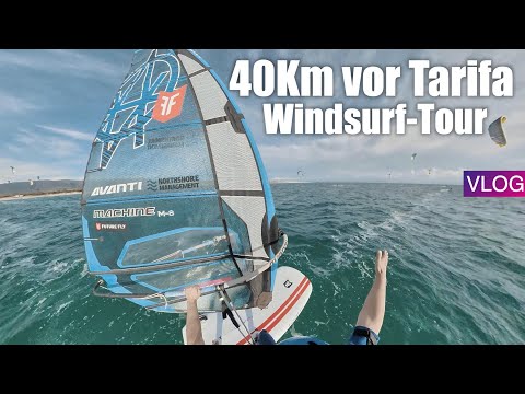 Windsurf Abenteuer: 40Km die Atlantik Küste entlang | Windsurfen in Tarifa