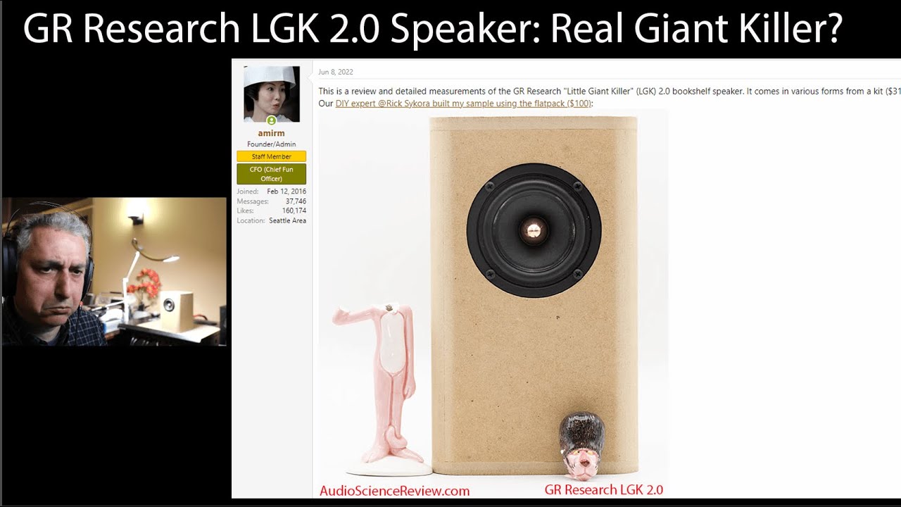 GR Research LGK 2.0 DIY kit Speaker Review