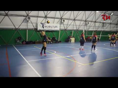 Pallavolo femminile serie D, Naf Nicosia-Limpiados 3-0