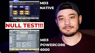 Video thumbnail for TC Electronic: MD3 Native vs MD3 Powercore 6000 - Null Test | AdrianMilea.com by Adrian Milea