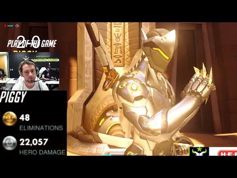 Danteh Top 500 Hanzo and Genji! 48 elims! POTG! [ Overwatch Season 28 ]