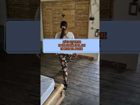 Así es despertar en una cabaña en el aire en medio del bosque #motivation #bosque #nortedesantander