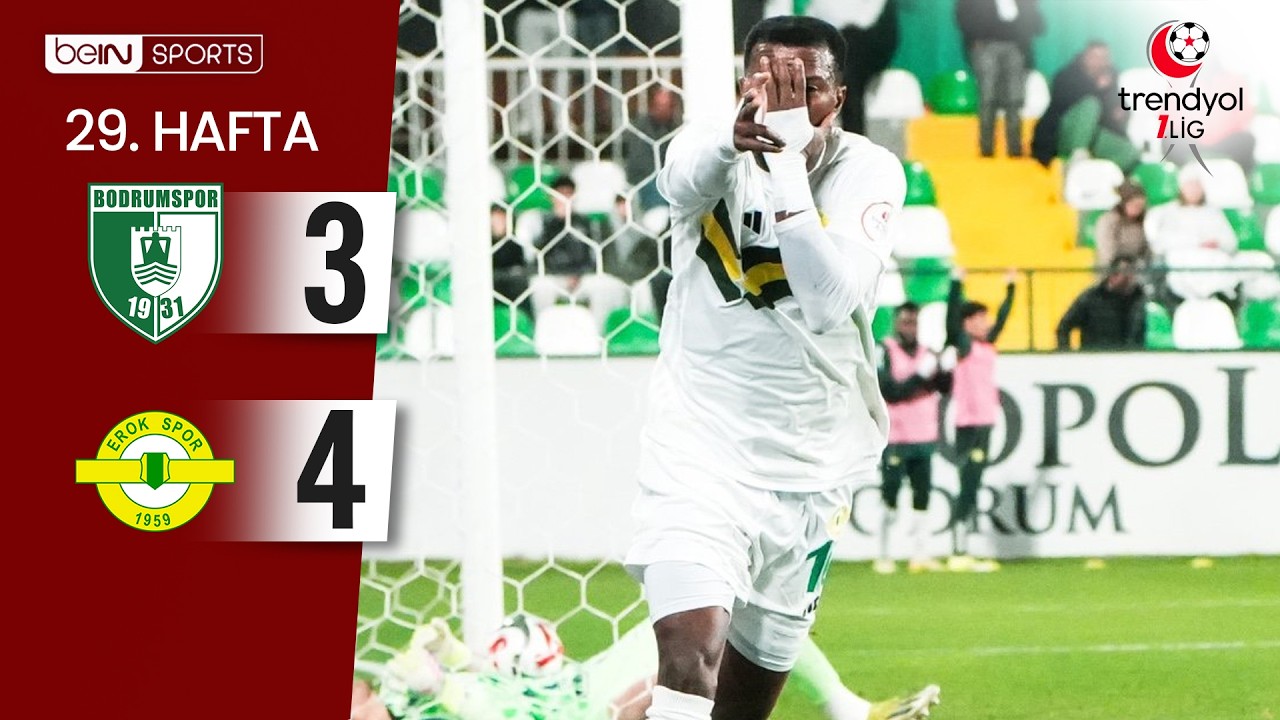 Bodrum FK vs Esenler Erokspor Highlights