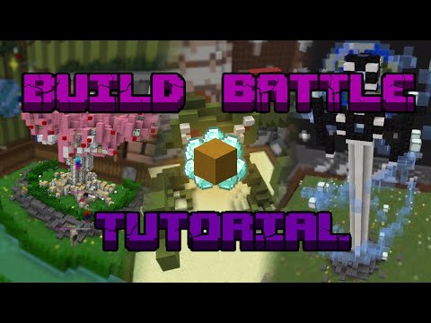 Minecraft Build Battle Tutorial: Garden - Sword - Alien