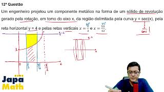 Prova Resolvida EFOMM(2025 - 2026) - Matemática - Questão 12