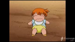 POKEMON BABY MISTY SCARED OF A GYRADOS