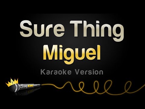 Miguel - Sure Thing (Karaoke Version)