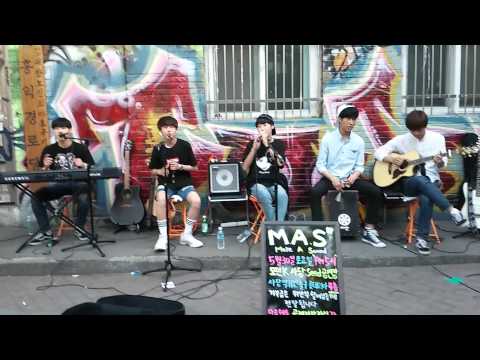 150523 밴드 M.A.S 0094 홍대 버스킹 1부 - Officially Missing You