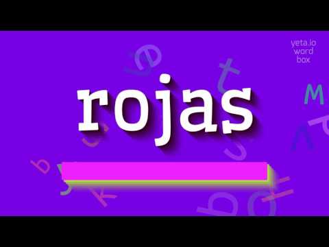 How to say "rojas"! (High Quality Voices)
