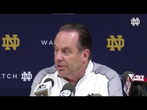 Mike Brey Press Conference Oct. 18th, 2016