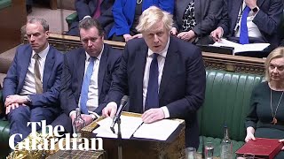 Boris Johnson addresses parliament on Russian invasion of Ukraine – watch live