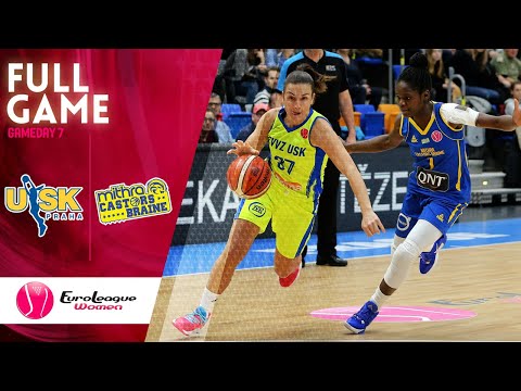 ZVVZ USK Praha v Castors Braine - Full Game - EuroLeague Women 2019-20