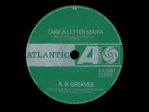 Take A Letter Maria - R.B. Greaves (Original Stereo)