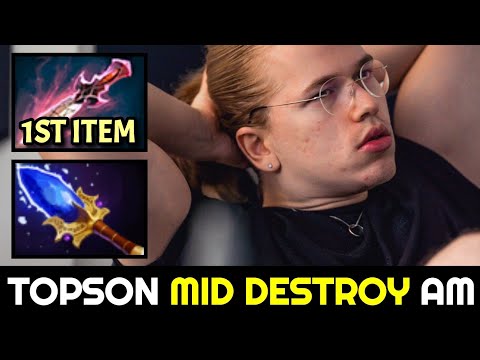 TOPSON MID 100% Destroy Anti Mage & Morphling 7.31 Dota 2