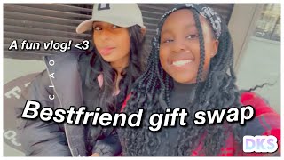 Bestfriend gift swap challenge // Spend a day with me in the UK