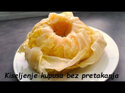 SAUER CABBAGE WITHOUT POURING is the best recipe