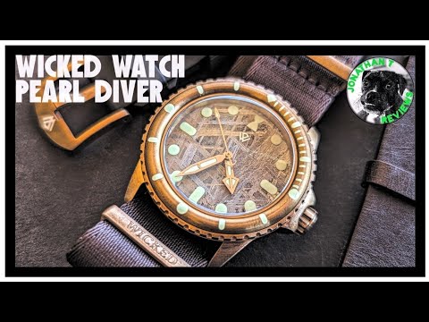 Better wear your sunglasses, this lume is INTENSE! Wicked Watch Pearl Diver Review