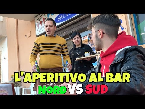 L' APERITIVO AL BAR Nord VS Sud