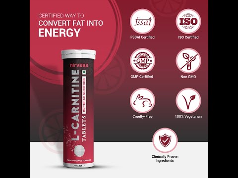 Nirvasa L Carnitine Effervescent Tablets for Weight Management - 30 Tablets  Price in India - Buy Nirvasa L Carnitine Effervescent Tablets for Weight  Management - 30 Tablets online at Flipkart.com