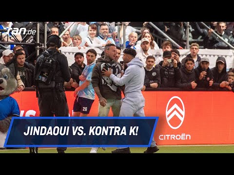 Baller League: Heftiger Beef! Nader Jindaoui und Kontra K verursachen Rudelbildung