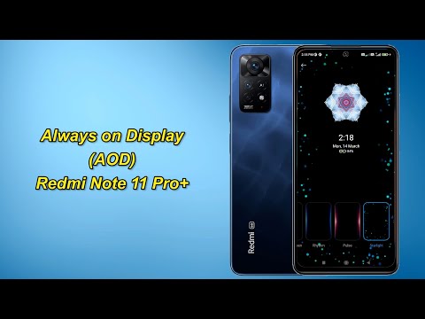 Redmi Note 11 Pro Plus l How to Enable Always on Display (AOD) on Redmi Note 11 Pro+