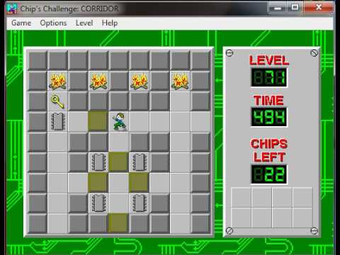 Let's Play Chip's Challenge: Part 12 - When Monsters Attack