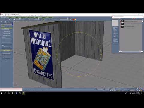 Gmax: How to make models for Trainz, part 7 - Adding detail to the shed by using planes