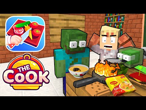 Monster School : THE COOK CHALLENGE WITH CHEF RAMSAY - Minecraft Animation