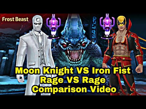 Iron Fist vs Moon Knight ABX Comparison - Marvel Future Fight
