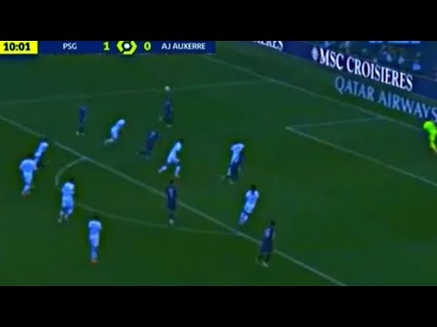 Kyllian Mbappe GOAL Vs Auxerre - PSG(0-5)