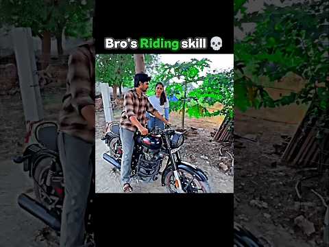 Bro's Riding skill💀# #trendingshorts #TheRoamerEditz
