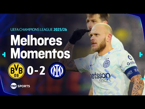 Gols e lances de Borussia Dortmund x Internazionale