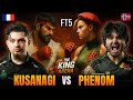 INSANE FT5 KUSANAGI Ryu Vs PHENOM Cammy Street Fighter 6 High Level Set