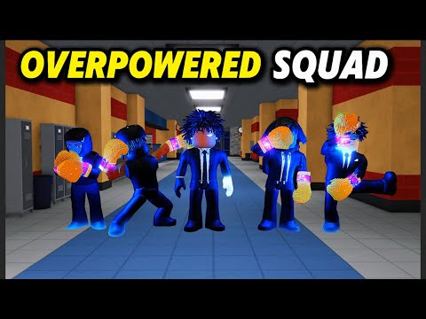 I Hired A OVERPOWERED Team As My BODYGUARDS In Roblox Fight In A School
