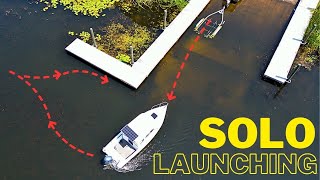 Launching a Boat By Yourself - 2 Simple Methods