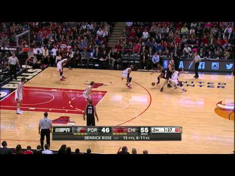 Damian Lillard Highlights Blazers vs. Bulls 12.12.2014 - 35 Points, 6 Assists