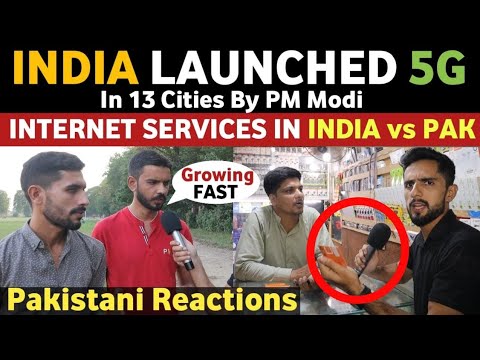 INDIA LAUNCHED 5G  | 5G INTERNET SERVICES IN INDIA | PAKISTANI PUBLIC REACTION ON INDIA | REAL TV