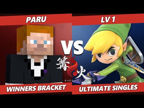 Kagaribi 5 - Paru (Steve) Vs. Lv 1 (Toon Link) SSBU Smash Ultimate