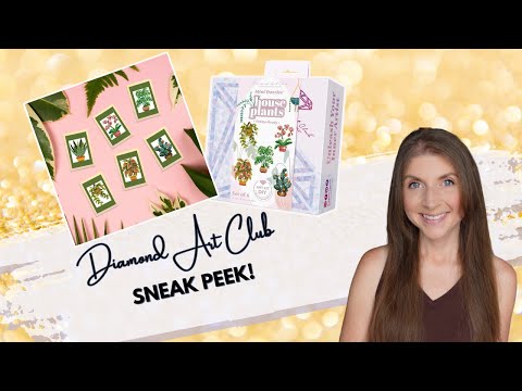 Diamond Art Club SNEAK PEEK! | Mini Dazzles Houseplants