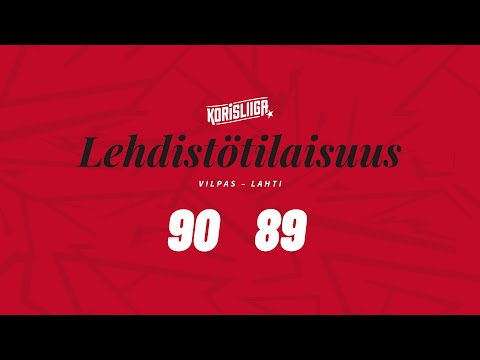🎙️PRESS | Vilpas vs. Lahti Basketball | 28.12.2025
