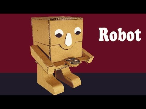 Amazing Piggy Bank Robot | How To Make Coin Bank Robot