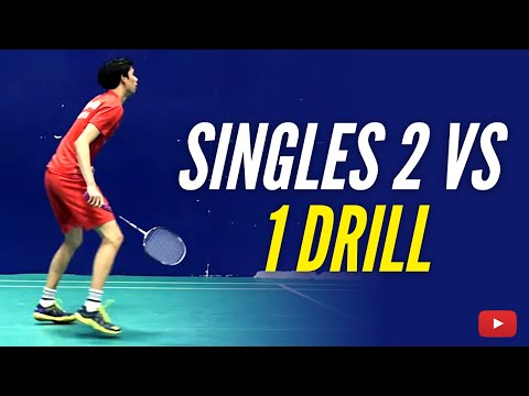 Singles 2 vs 1 Drill - Badminton Lessons from Coach Efendi Wijaya