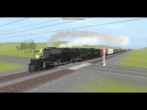 Union Pacific Big Boy's Pulling The Freight Train (Trainz TRS19)