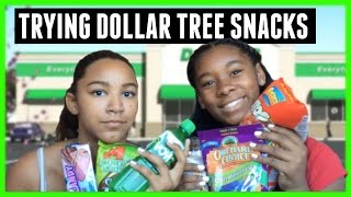 Trying Dollar Tree Snacks 💸🍫
