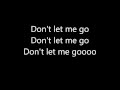 Never Say Never (Don't Let Me Go) - The Fray