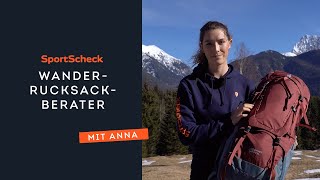 SportScheck Wanderrucksackberater mit Outdoor-Expertin Anna Berger | Finde den perfekten Rucksack