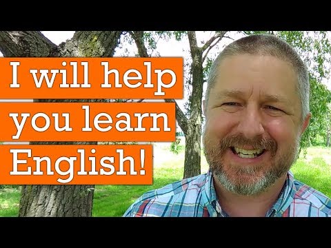 I Will Help You Learn English! ?