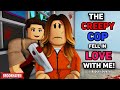 THE CREEPY COP FELL IN LOVE WITH ME ROBLOX BROOKHAVEN RP CoxoSparkle